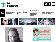 Tablet Screenshot of mrfuturist.com
